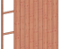 Wandmodule T sponningplank 163x117cm onbehandeld verticaal