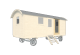 Prefab paneel met groot raam t.b.v. zigeunerwagen vuren