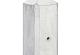 Beton eindpaal IJssel 10x10x308cm wit/grijs glad met diamantkop