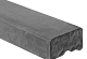Beton afdekkap vlakke kop 180cm antraciet