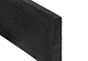 Onderplaat 3,5x24x184cm glad antraciet gecoat voor betonpaal
