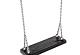 Rubberen schommel met ketting zittopp. ca 36cm