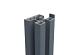 Boston alu H paal 7,5x7,5x124cm incl. alu afwerkingsprofiel 0,4x2,4x124cm RAL7016