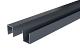 Boston alu U-lijst start/top 2,5x3x175cm zonder connectoren RAL7016