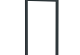 Boston alu vulbaar poortframe 98x183cm RAL7016