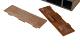 Brise soleil eindkap 4,2x14,5cm Teak (6 stuks)