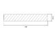 WPC 2,3x13,8x300cm Fiberdeck Exotics Ipé kantplank massief