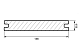 WPC 2,3x13,8x390cm Fiberdeck Exotics Ipé massief