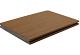 WPC 2,3x21x500cm Fiberdeck Premium massief Teak