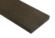 WPC 2,3x13,8x300cm Fiberdeck Vintage Wenge kantplank massief