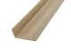 Brise soleil alu U-profiel met klikbare kap L-300cm Cedar