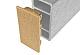 Brise soleil eindkap 4,2x9cm Cedar (12 stuks)