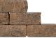 Granuwall 30x12x12cm bronsgenuanceerd